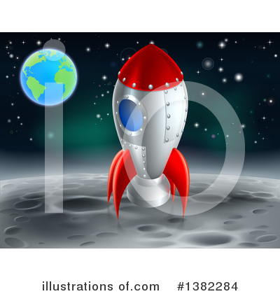 Royalty-Free (RF) Rocket Clipart Illustration by AtStockIllustration - Stock Sample #1382284