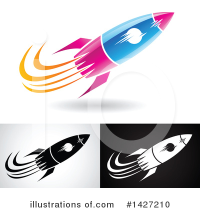 Royalty-Free (RF) Rocket Clipart Illustration by cidepix - Stock Sample #1427210