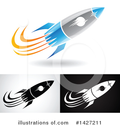 Royalty-Free (RF) Rocket Clipart Illustration by cidepix - Stock Sample #1427211
