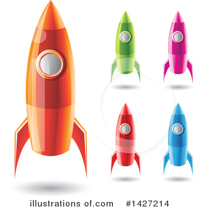 Royalty-Free (RF) Rocket Clipart Illustration by cidepix - Stock Sample #1427214