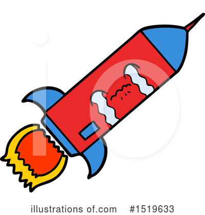 Royalty-Free (RF) Rocket Clipart Illustration by lineartestpilot - Stock Sample #1519633