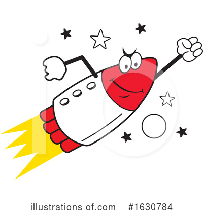 Royalty-Free (RF) Rocket Clipart Illustration by Johnny Sajem - Stock Sample #1630784