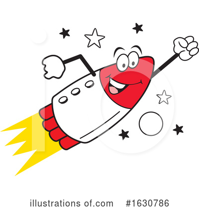 Royalty-Free (RF) Rocket Clipart Illustration by Johnny Sajem - Stock Sample #1630786