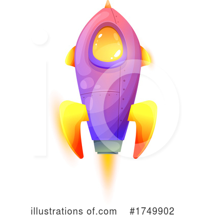 Rocket Clipart #1749902 by Vector Tradition SM