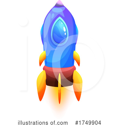 Rocket Clipart #1749904 by Vector Tradition SM