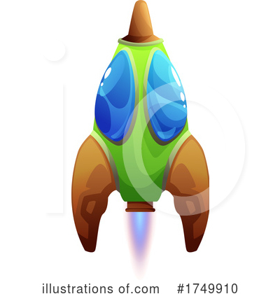 Rocket Clipart #1749910 by Vector Tradition SM