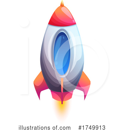 Rocket Clipart #1749913 by Vector Tradition SM