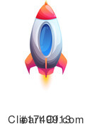 Rocket Clipart #1749913 by Vector Tradition SM