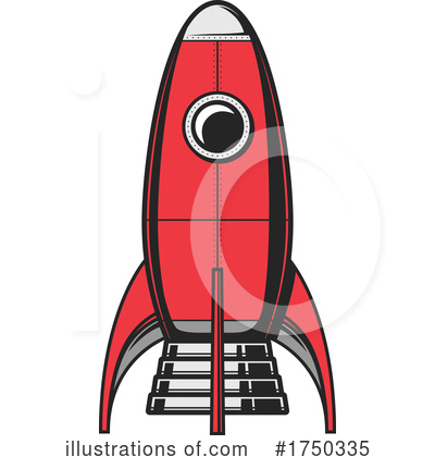 Rocket Clipart #1750335 by Vector Tradition SM