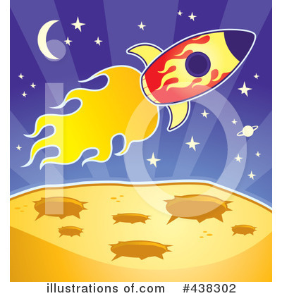 Royalty-Free (RF) Rocket Clipart Illustration by Cory Thoman - Stock Sample #438302