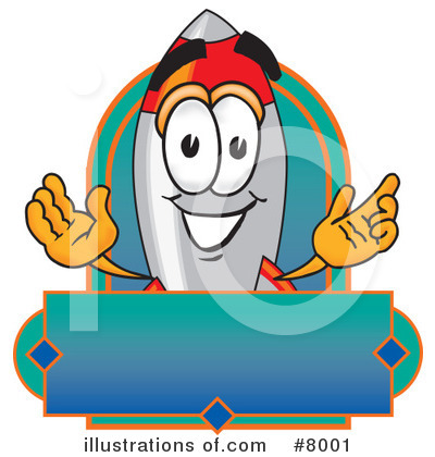 Rocket Mascot Clipart #8001 by Toons4Biz