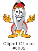 Rocket Clipart #8002 by Toons4Biz