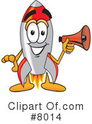 Rocket Clipart #8014 by Mascot Junction