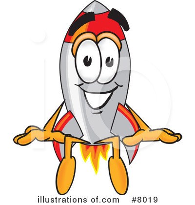 Rocket Mascot Clipart #8019 by Toons4Biz