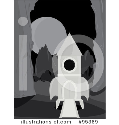 Royalty-Free (RF) Rocket Clipart Illustration by Randomway - Stock Sample #95389