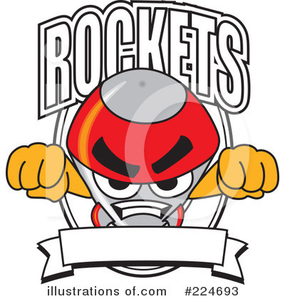 Royalty-Free (RF) Rocket Mascot Clipart Illustration by Mascot Junction - Stock Sample #224693
