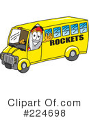 Rocket Mascot Clipart #224698 by Mascot Junction