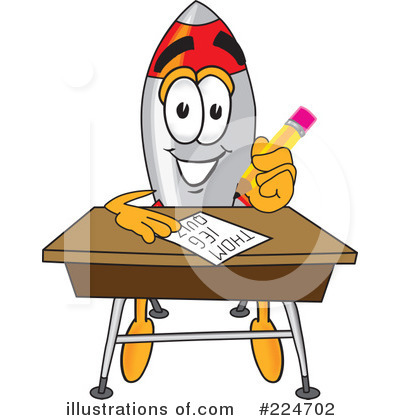 Royalty-Free (RF) Rocket Mascot Clipart Illustration by Mascot Junction - Stock Sample #224702