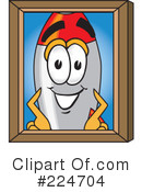 Rocket Mascot Clipart #224704 by Mascot Junction