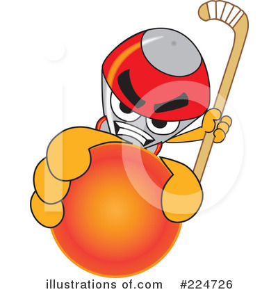 Royalty-Free (RF) Rocket Mascot Clipart Illustration by Mascot Junction - Stock Sample #224726