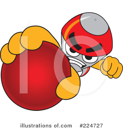 Royalty-Free (RF) Rocket Mascot Clipart Illustration by Mascot Junction - Stock Sample #224727
