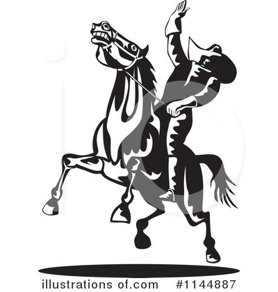 Royalty-Free (RF) Rodeo Clipart Illustration by patrimonio - Stock Sample #1144887