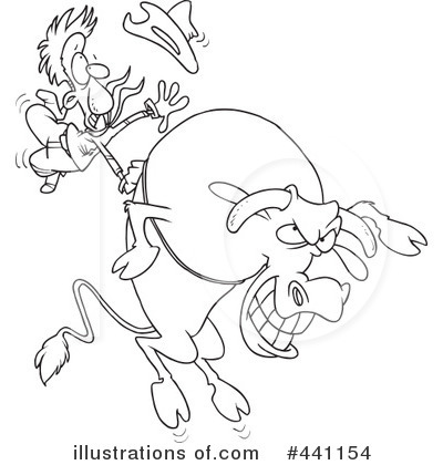 Rodeo Clipart #441154 by toonaday
