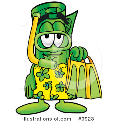 Royalty-Free (RF) Rolled Money Clipart Illustration by Mascot Junction - Stock Sample #9923