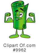 Rolled Money Clipart #9962 by Mascot Junction