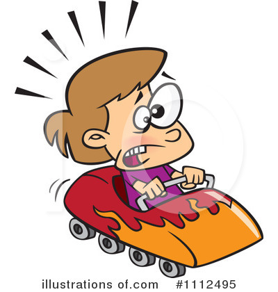 Royalty-Free (RF) Roller Coaster Clipart Illustration by toonaday - Stock Sample #1112495
