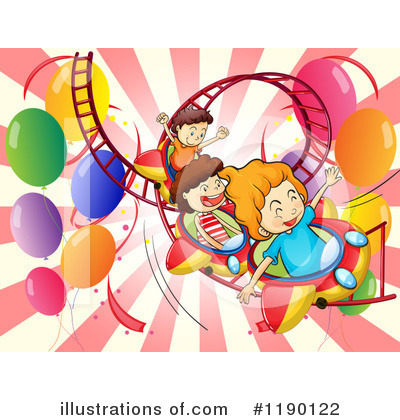 Roller Coaster Clipart #1190122 by Graphics RF