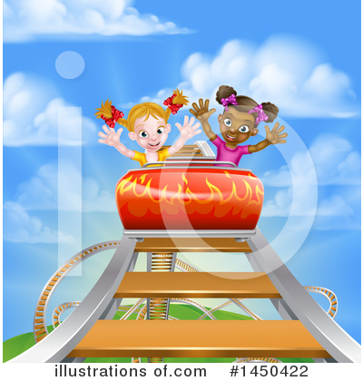 Royalty-Free (RF) Roller Coaster Clipart Illustration by AtStockIllustration - Stock Sample #1450422