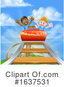 Roller Coaster Clipart #1637531 by AtStockIllustration
