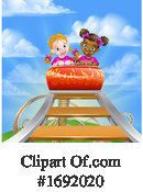 Roller Coaster Clipart #1692020 by AtStockIllustration