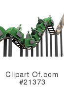 Roller Coaster Clipart #21373 by 3poD