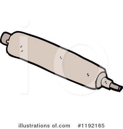 Royalty-Free (RF) Rolling Pin Clipart Illustration by lineartestpilot - Stock Sample #1192165