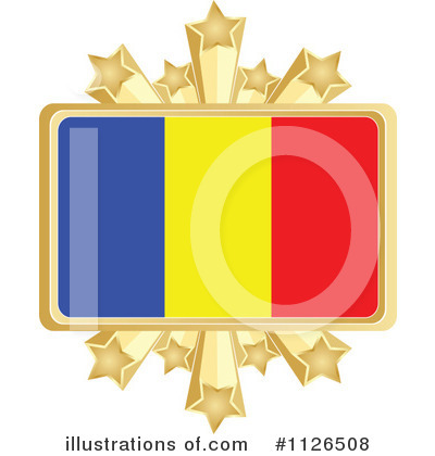 Romanian Flag Clipart #1126508 by Andrei Marincas