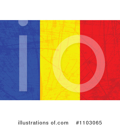 Romanian Flag Clipart #1103065 by Andrei Marincas