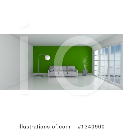 Royalty-Free (RF) Room Clipart Illustration by KJ Pargeter - Stock Sample #1340900