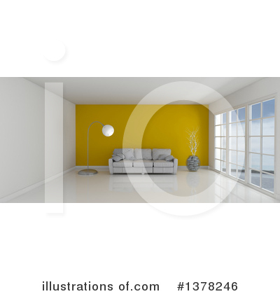 Royalty-Free (RF) Room Clipart Illustration by KJ Pargeter - Stock Sample #1378246
