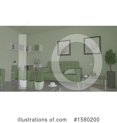 Royalty-Free (RF) Room Clipart Illustration by KJ Pargeter - Stock Sample #1580200