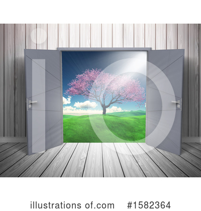 Blossoms Clipart #1582364 by KJ Pargeter