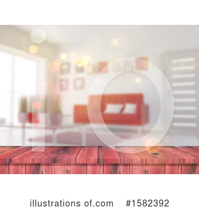 Royalty-Free (RF) Room Clipart Illustration by KJ Pargeter - Stock Sample #1582392