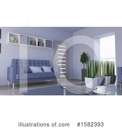 Royalty-Free (RF) Room Clipart Illustration by KJ Pargeter - Stock Sample #1582393