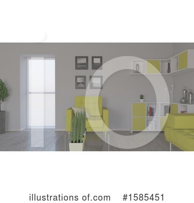 Royalty-Free (RF) Room Clipart Illustration by KJ Pargeter - Stock Sample #1585451