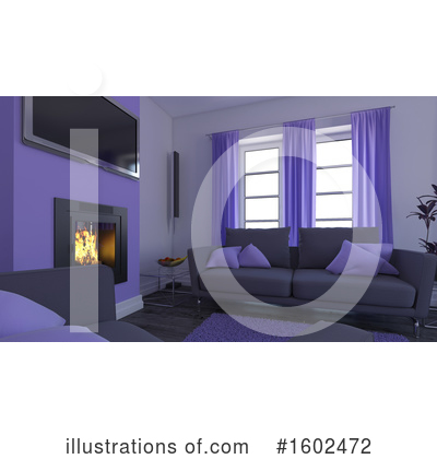 Royalty-Free (RF) Room Clipart Illustration by KJ Pargeter - Stock Sample #1602472