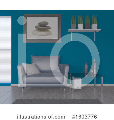 Royalty-Free (RF) Room Clipart Illustration by KJ Pargeter - Stock Sample #1603776