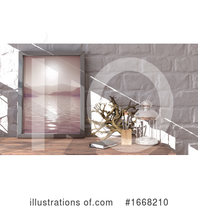 Royalty-Free (RF) Room Clipart Illustration by KJ Pargeter - Stock Sample #1668210