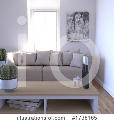 Royalty-Free (RF) Room Clipart Illustration by KJ Pargeter - Stock Sample #1736165