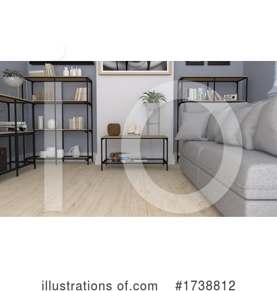 Royalty-Free (RF) Room Clipart Illustration by KJ Pargeter - Stock Sample #1738812